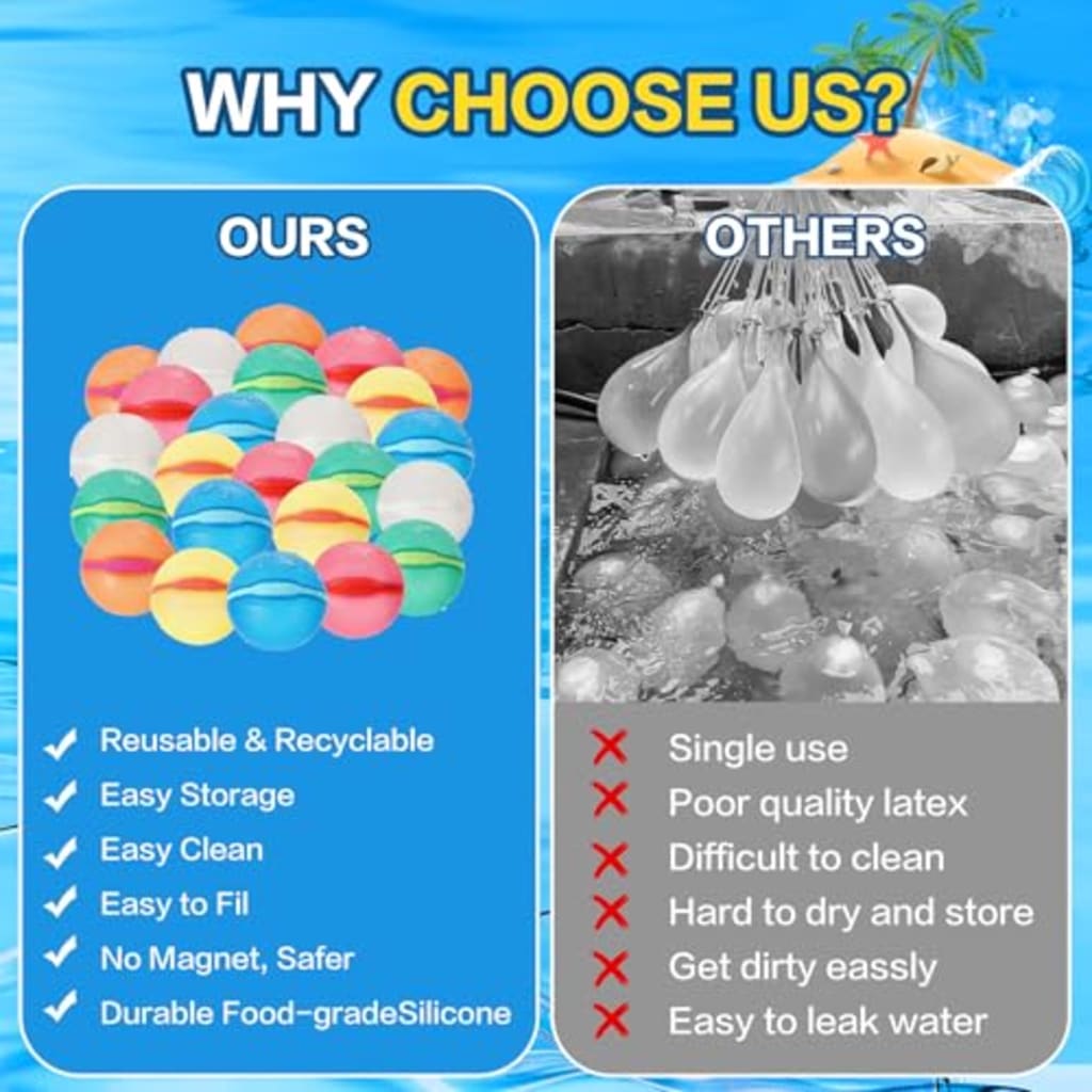 Magnetic Reusable Water Balloons
